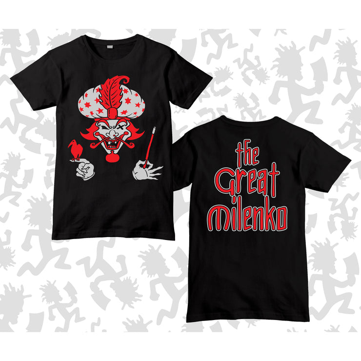 The Great Milenko Joker Card (With Outline) Black